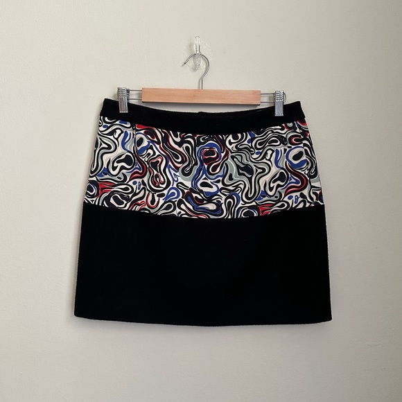 Balenciaga vintage abstract wool skirt size L - Picture 1 of 8